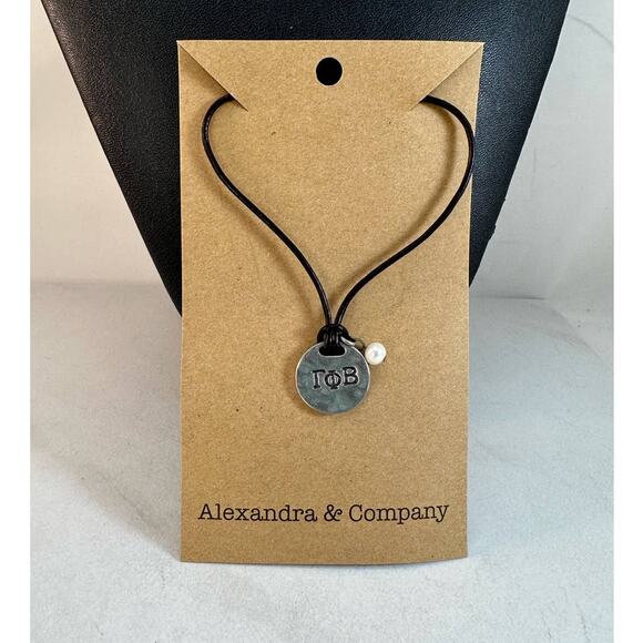 Gamma Phi Beta leather choker New With Tags - Picture 6 of 8